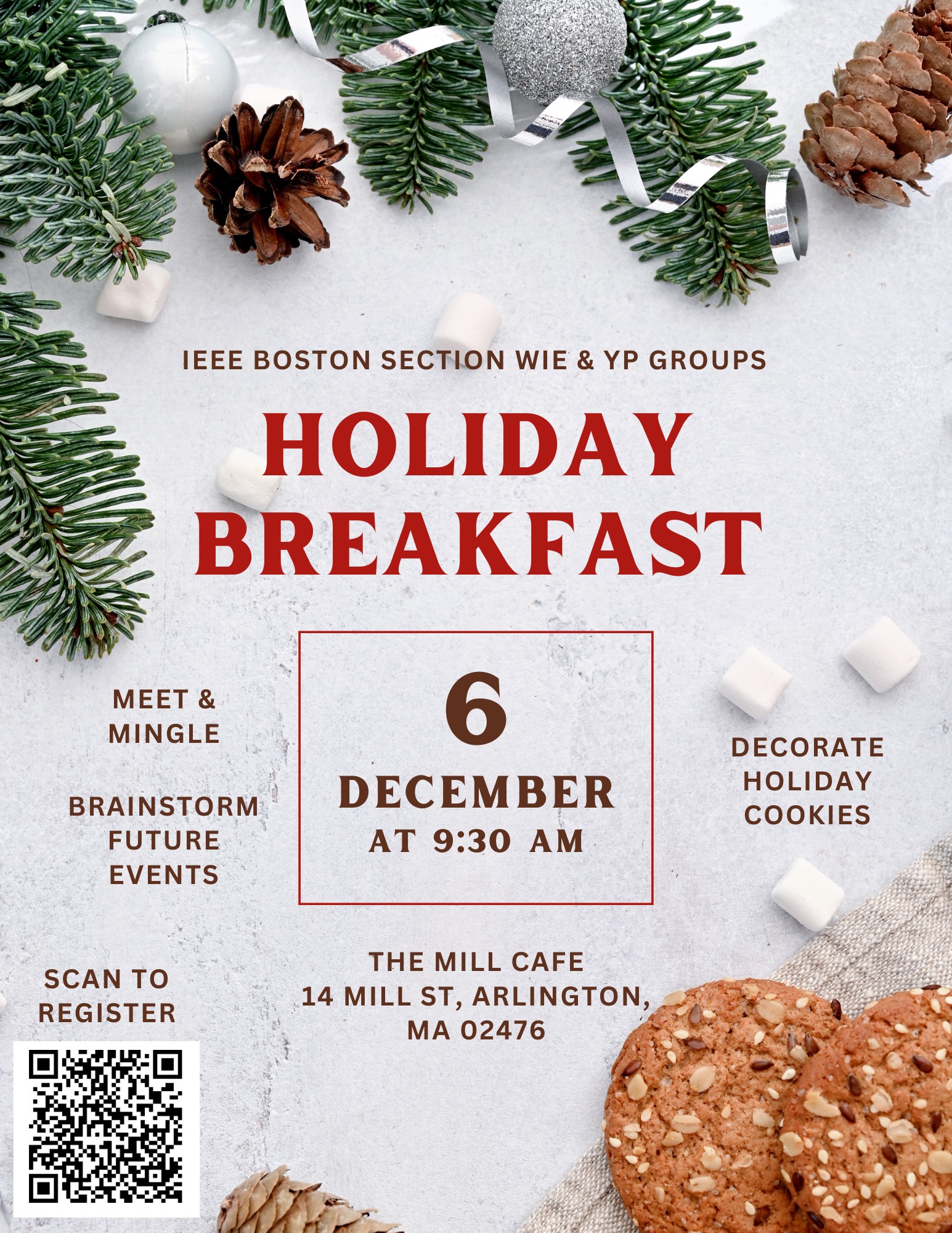 IEEE Women in Engineering and Young Professionals Event Flyer